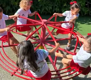 Foto de alunos do Ensino Fundamental I
