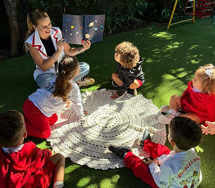 Foto de alunos do Ensino Fundamental I